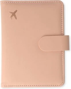 Casemania Paspoort Hoes - Paspoorthouder - Luxe Beschermhoes Voor Paspoort & Kaarthouder - Roze