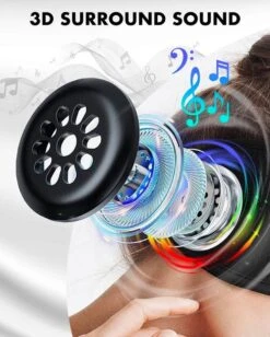 DynaBright Slaapmasker Bluetooth - Ingebouwde Speakers - Incl. Reistas En Oordoppen - Ergonomisch - 100% Verduisterend - Traagschuim - Oogmasker - Bluetooth 5.0 - Wasbaar/Verstelbaar - Slaap Masker Kinderen - 20m Bereik -Voyago Winkel 962x1200 1