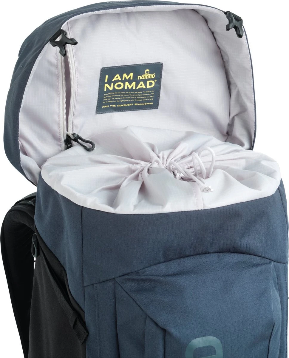 NOMAD® Batura 55 Liter Blauw | Premium Backpack Heren & Dames | Rugzak Incl Flightbag / Hoes 7 NOMAD® Batura 55 Liter Blauw | Premium Backpack Heren & Dames | Rugzak Incl Flightbag / Hoes - Afbeelding 5