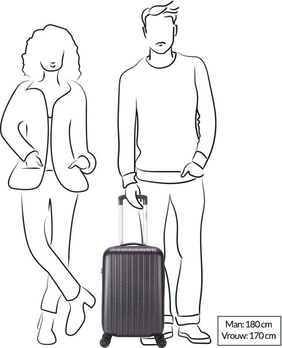 Decent Tranporto-One Handbagage Koffer - 55 Cm - TSA Slot - Dark Blue 18 Decent Tranporto-One Handbagage Koffer - 55 Cm - TSA Slot - Dark Blue - Afbeelding 16