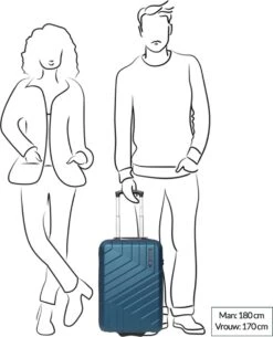 Line Brooks Handbagage Koffer Upright 55 Pearl Blue -Voyago Winkel 973x1200 11