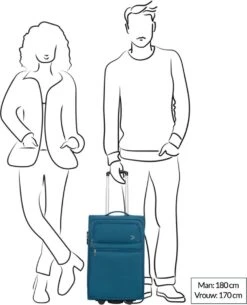 Travelbags Handbagage Zachte Koffer / Trolley / Reiskoffer - The Base - 55 Cm - Groen -Voyago Winkel 973x1200 14