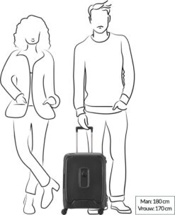 Delsey Moncey Slim Cabin Trolley Case - 55 Cm - Black -Voyago Winkel 974x1200 6