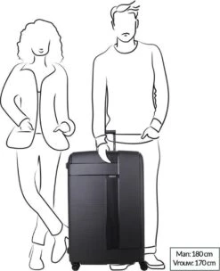 Decent Transit Large Koffer - 82 Cm - Rood -Voyago Winkel 975x1200