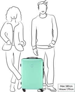 Princess Traveller PT01 - Reiskoffer - Platinum Navy - M - 67cm -Voyago Winkel 975x1200 30