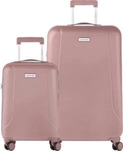 CarryOn Skyhopper Kofferset – TSA Handbagage + Reiskoffer 78cm – Dubbele Wielen - Old Pink -Voyago Winkel 977x1200 6