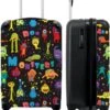 NoBoringSuitcases.com® Koffer - Monster - Kleuren - Kinderen - Ruimte - Past Binnen 55x40x20 Cm En 55x35x25 Cm - Handbagage - Trolley - Fotokoffer - Cabin Size - Print -Voyago Winkel 978x1200 1