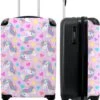 NoBoringSuitcases.com® Koffer - Eenhoorn - Meisje - Patroon - Hartje - Past Binnen 55x40x20 Cm En 55x35x25 Cm - Handbagage - Trolley - Fotokoffer - Cabin Size - Print -Voyago Winkel 978x1200 2