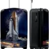 NoBoringSuitcases.com® Koffer - Ruimte - Spaceshuttle - Raket - Jongens - Past Binnen 55x40x20 Cm En 55x35x25 Cm - Handbagage - Trolley - Fotokoffer - Cabin Size - Print -Voyago Winkel 978x1200 4