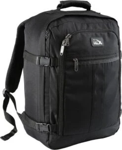 CabinMax Metz Reistas– Handbagage 30L - Rugzak – Backpack - 45x35x20cm – Lichtgewicht - Zwart (MZ 30-BK)