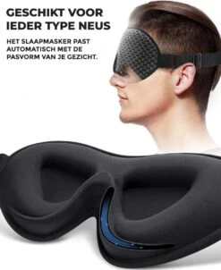 Nince Premium Slaapmasker - 100% Verduisterend - Nachtmasker - Oog Masker -Voyago Winkel 983x1200 14