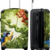 NoBoringSuitcases.com® Koffer Groot - Jungle - Dieren - Groen - Kinderen - Trolley Koffer Met TSA-slot - Met Wielen - 90 Liter - Reiskoffer - 66 Cm -Voyago Winkel 985x1200 8