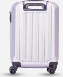 ©TROLLEYZ - Bali No.22 - Reiskoffer 78cm Met TSA Slot - Dubbele Wielen - 360° Spinners - 100% ABS - Reiskoffer In Metallic Grey -Voyago Winkel 986x1200