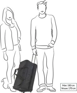 Travelite Basics Wheeled Duffle 55cm Expandable Grey/Green -Voyago Winkel 988x1200 3