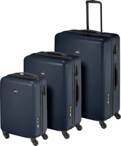 Princess Traveller PT01 - Reiskoffer - Platinum Navy - M - 67cm -Voyago Winkel 990x1200 4