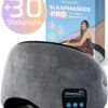 SleepiezZ® Slaapmasker PRO - Bluetooth Speakers - Oogmasker Slaap - 100% Verduisterend - Grijs -Voyago Winkel 991x1200 10