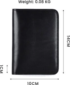 Su.B Paspoort Hoesje, Kaarthouder, Luxe Leer, Paspoortportemonnee Voor Kaarten, Ticket - Zwart -Voyago Winkel 991x1200 11