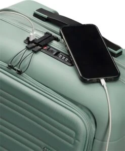 American Tourister Reiskoffer Met Laptopvak - Novastream Spinner 55/20 Tsa (Handbagage) Nomad Green -Voyago Winkel 995x1200 2