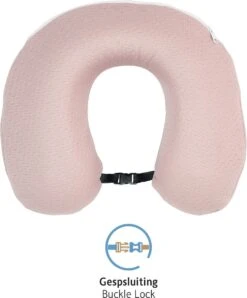 Komfortec Nekkussen (reizen) - Reiskussen - Traagschuim Nekkussen Voor Vliegtuig, Auto, Bus, Trein En Camping - U-vormig - Roze -Voyago Winkel 996x1200 5